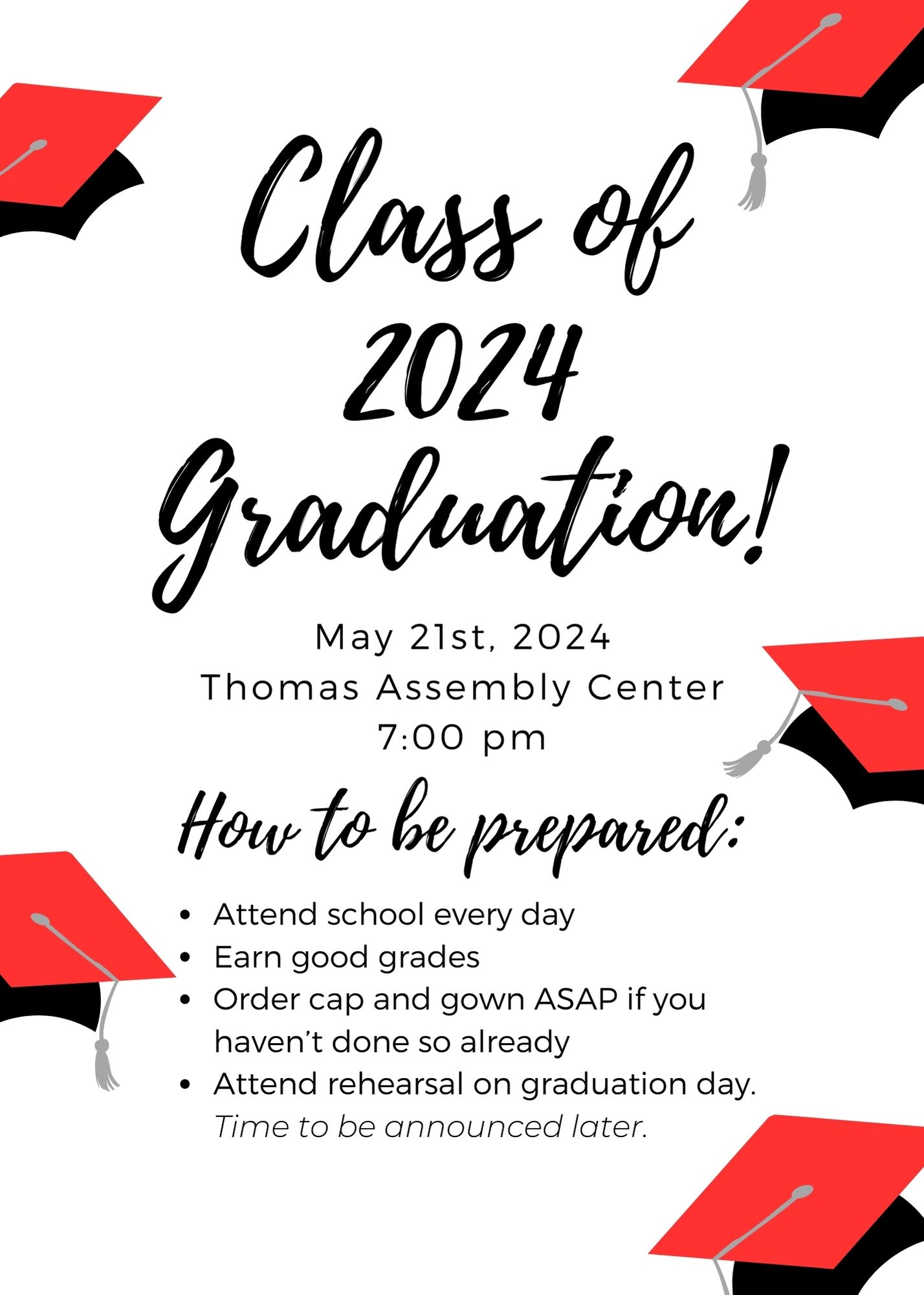 Graduation  Graphic 2024