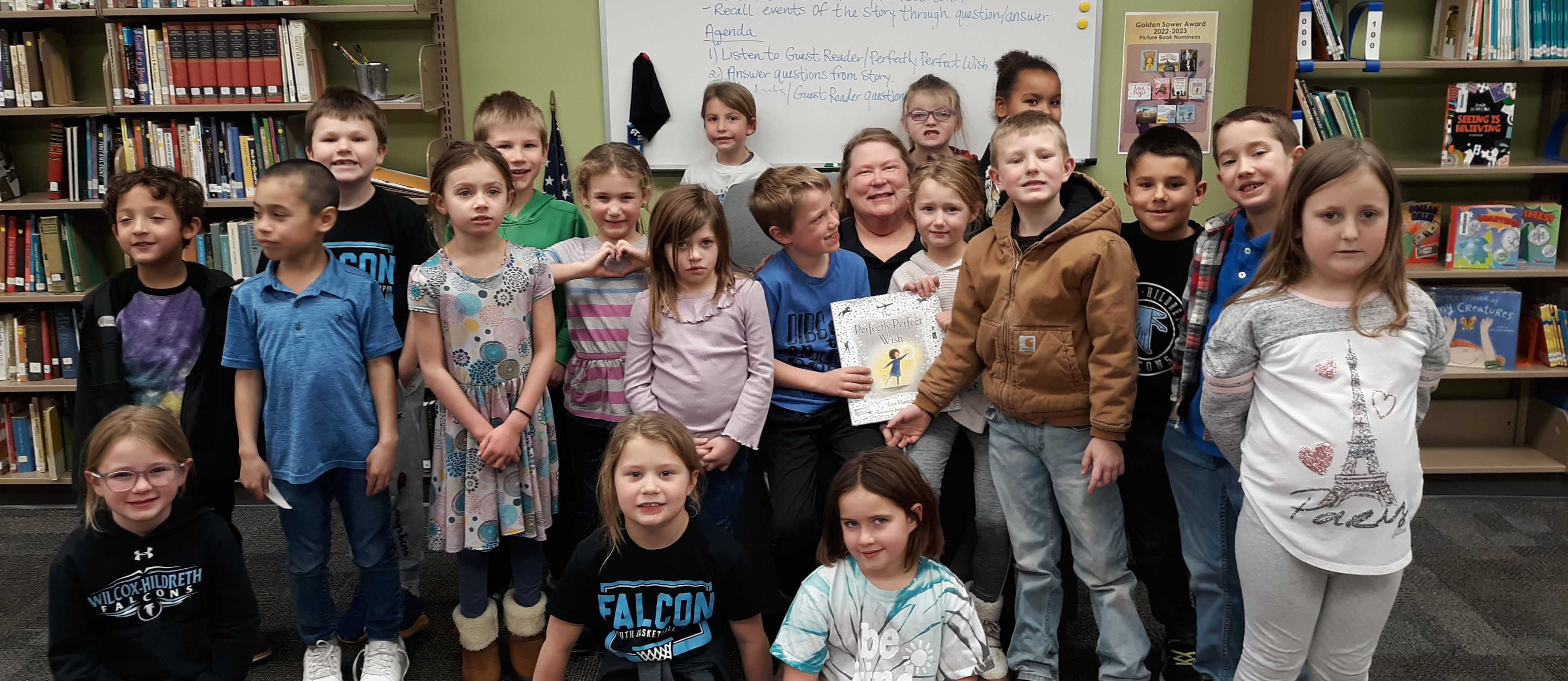 First Grade with Guest reader