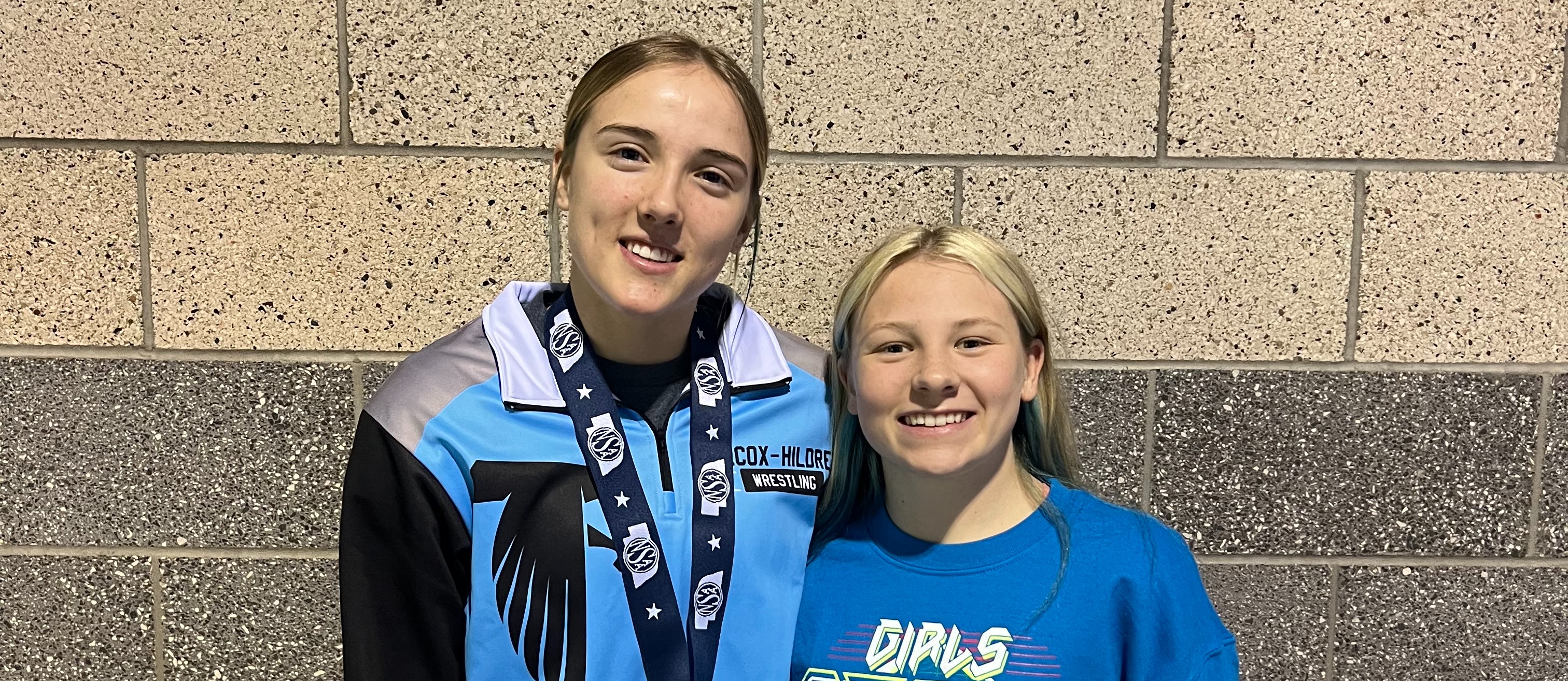 State Wrestling- Camryn placed 6th &amp; Elin