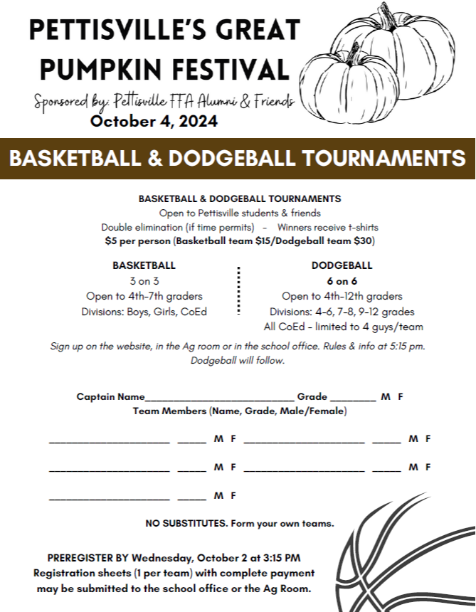 Basketball + Dodgeball conest - PumpkinFest 2024