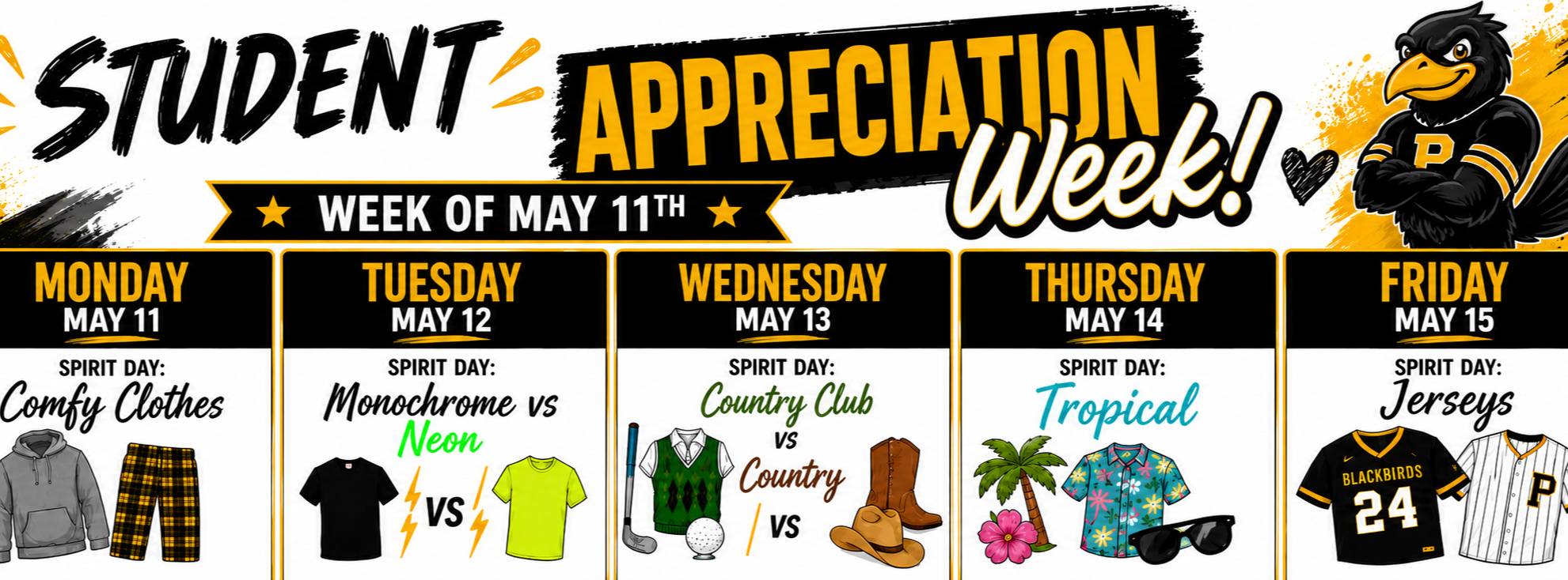 Student Appreciation WEek Dress up