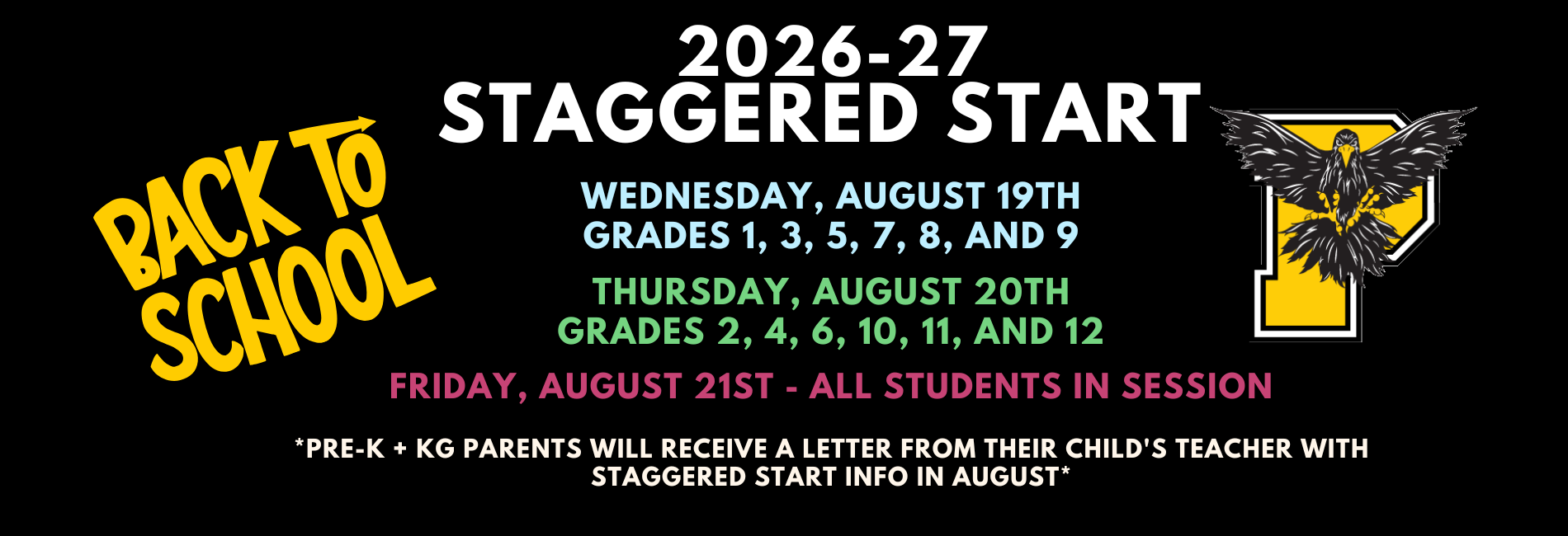STAGGERED START
