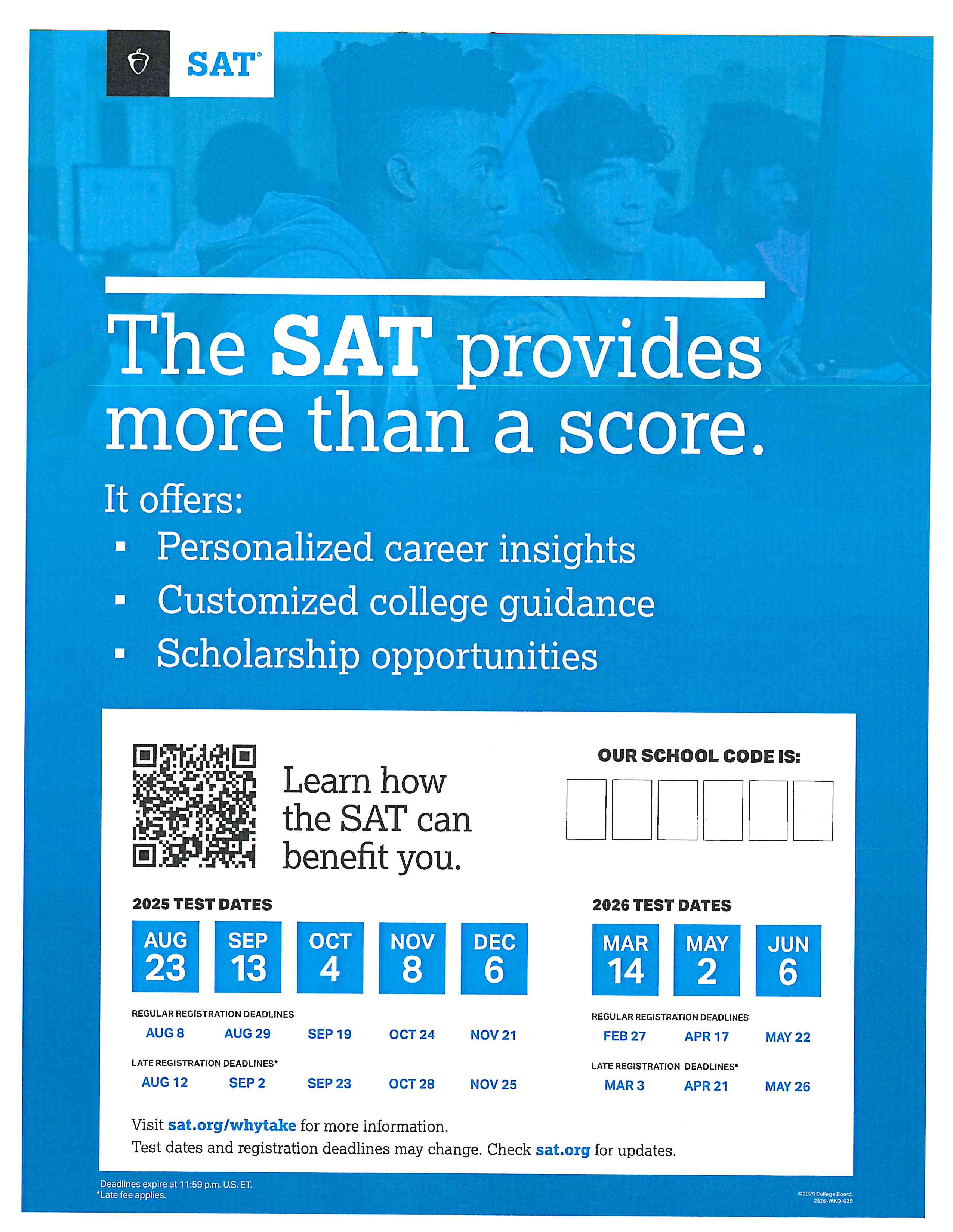 25-26 SAT Dates