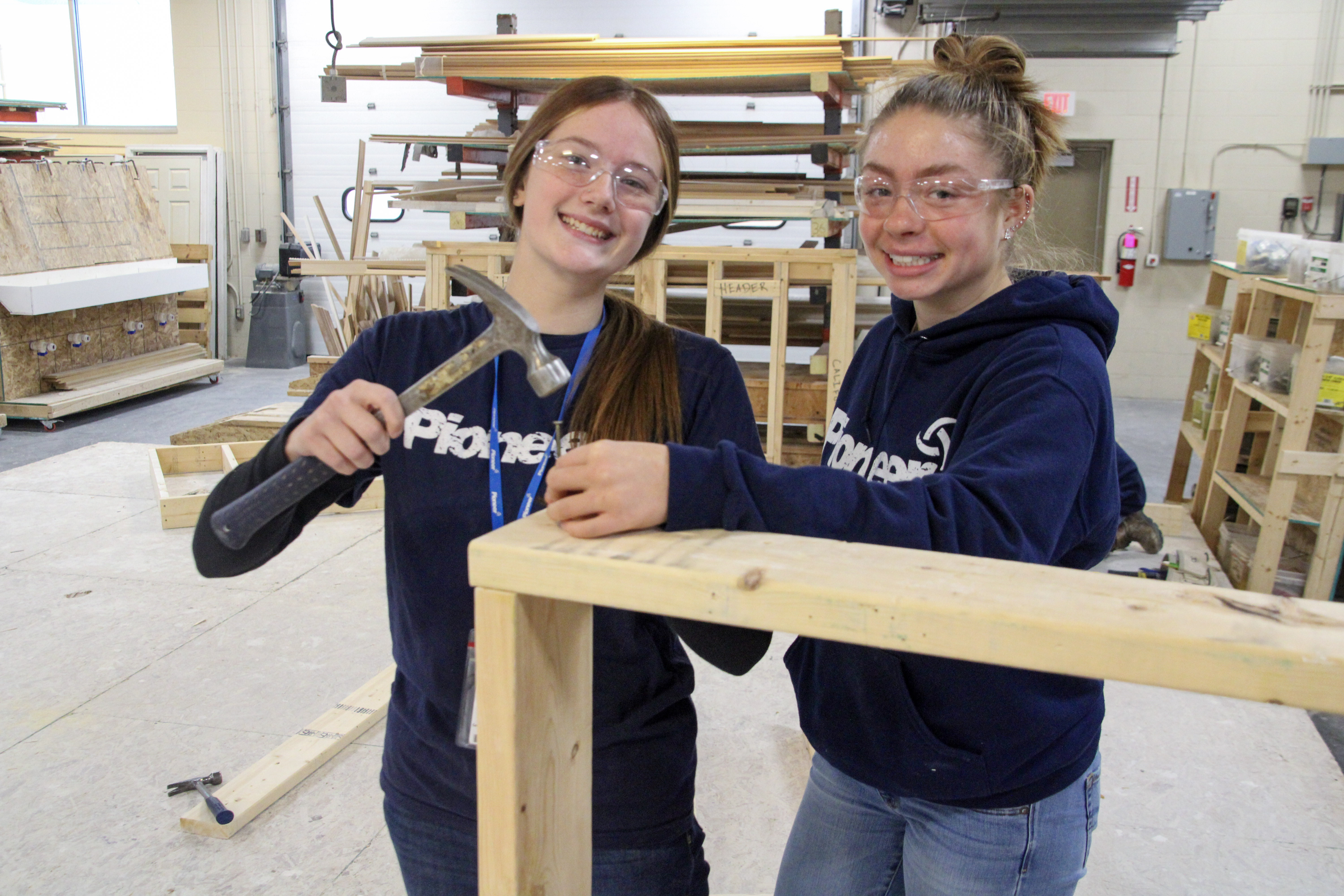 home remodeling students in the classroom