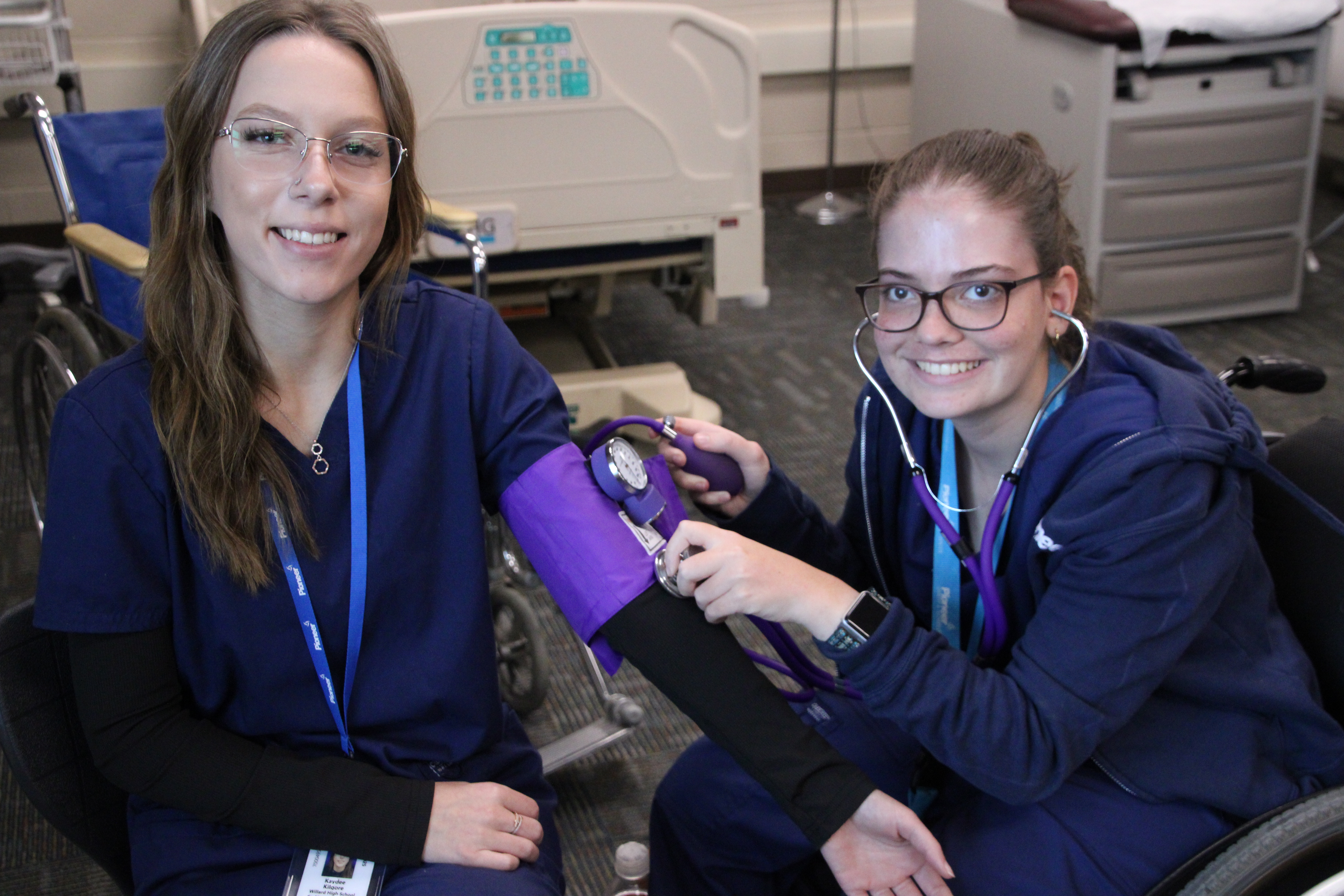 medical assisting student in the classroom
