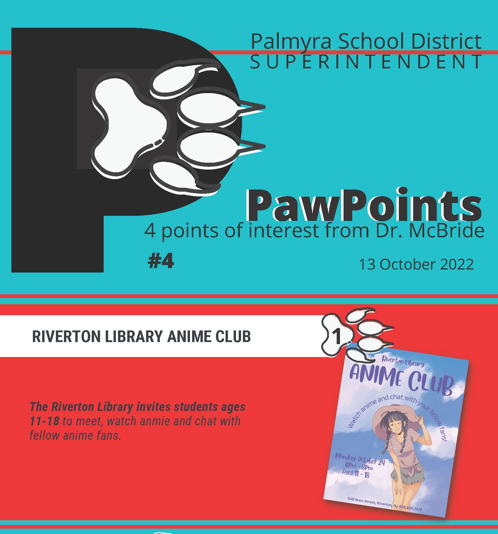 PawPoints4 2022 Riverton Library Anime Event