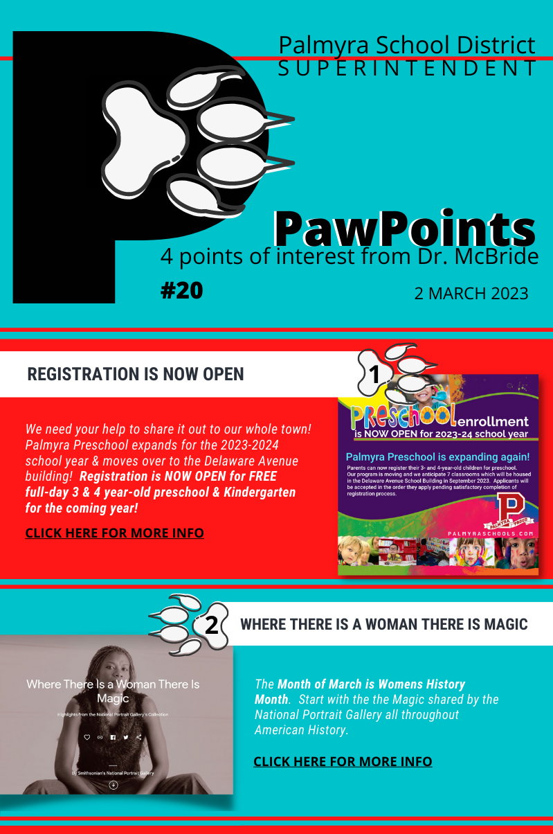 PawPoints20 preschool and womens history month 