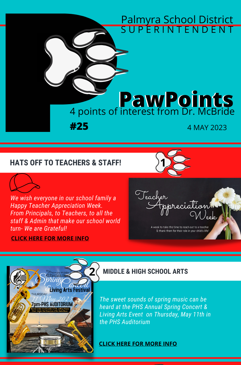 Paw Points Teacher Appreciation