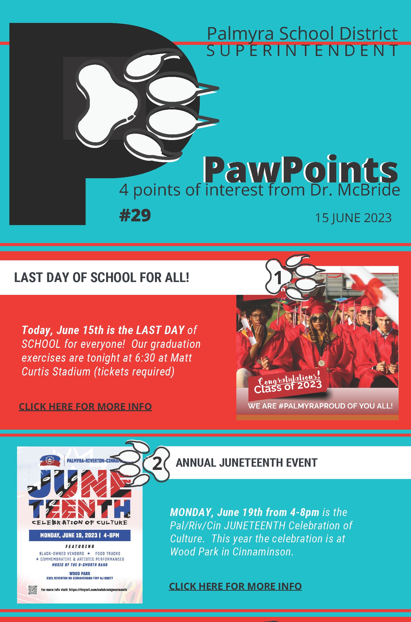 PawPoints29 last day of school