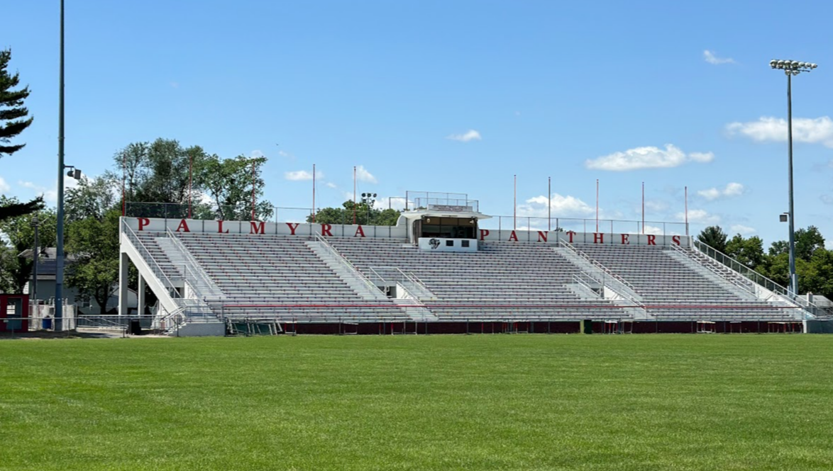 2024 photo of Matt Curtis Stadium from across field after renovations