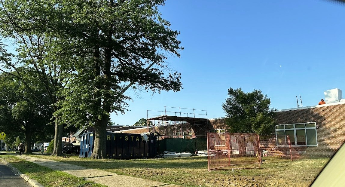 CSS Walnut Street filled with construction materials & waste