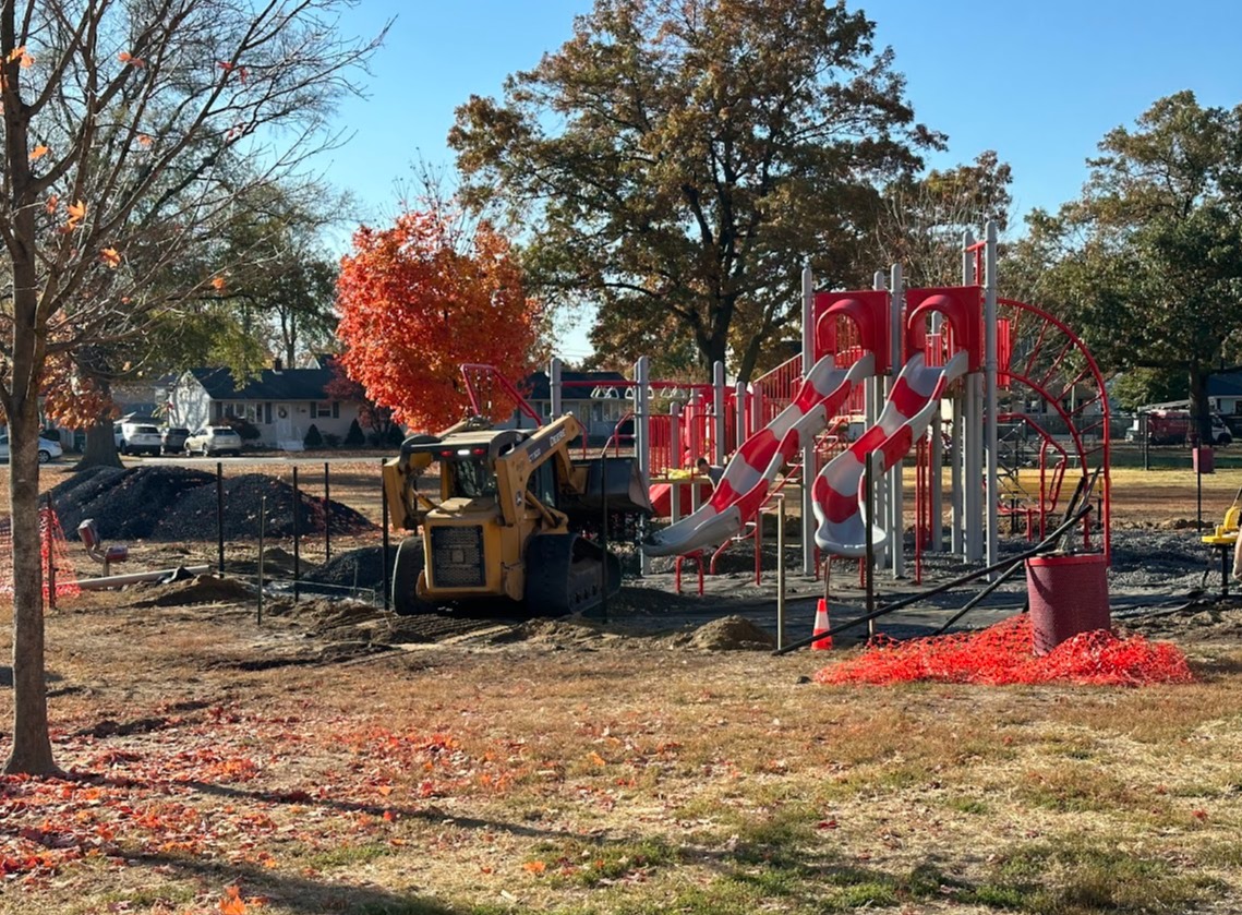 new playground at CSS under construction