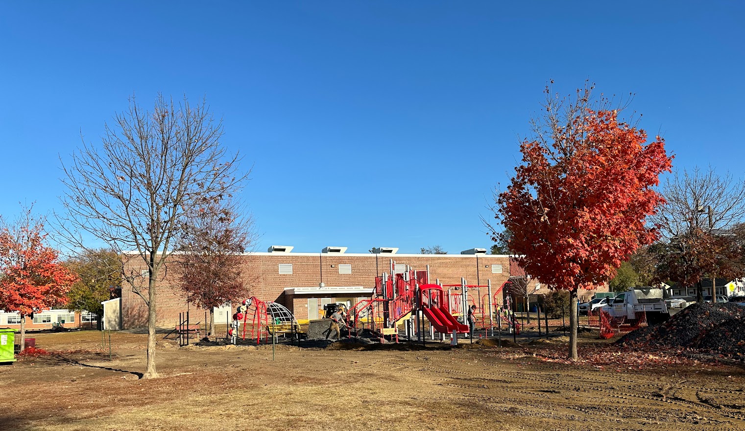 new playground at CSS under construction