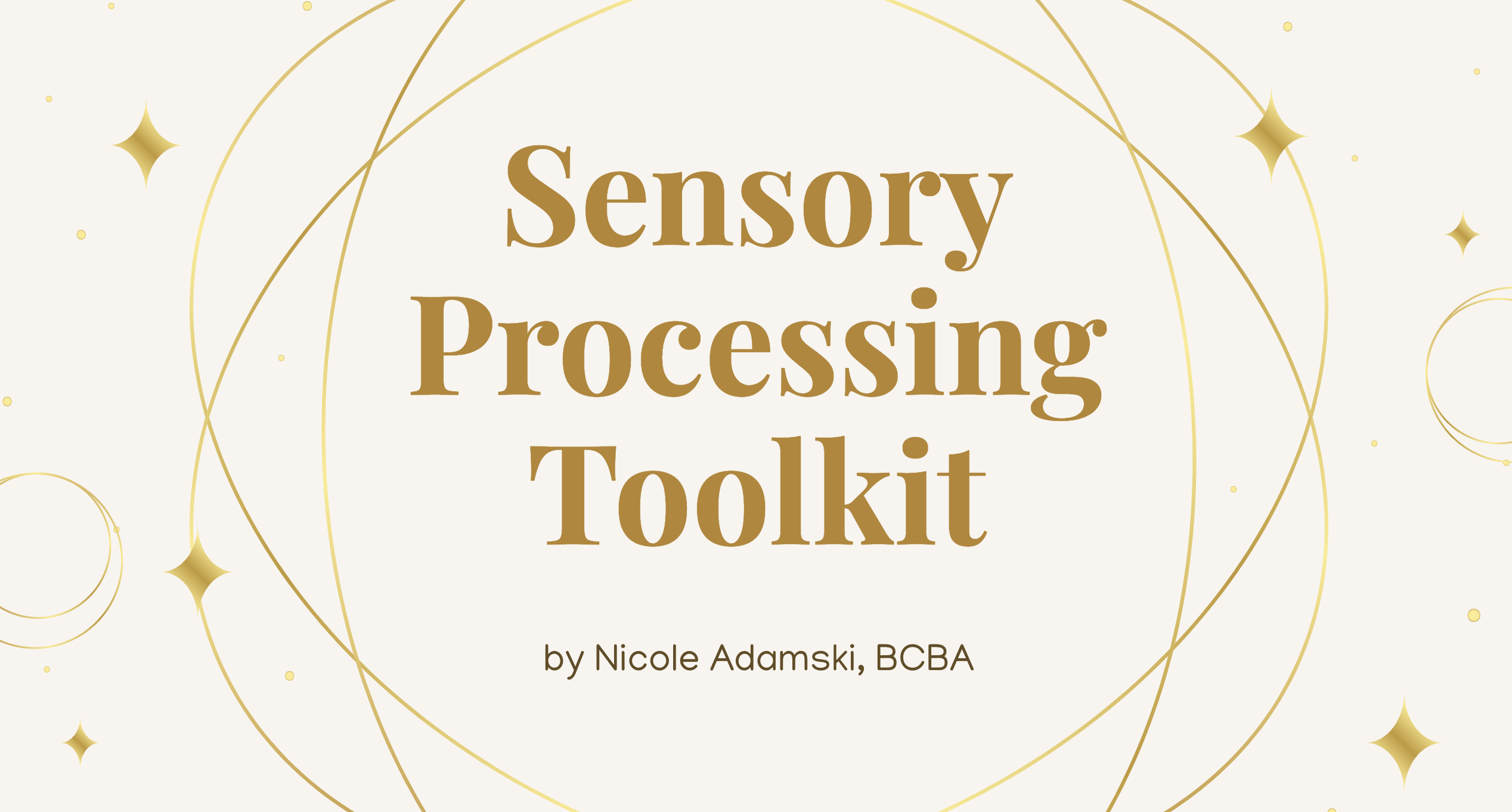 sensory processing webinar graphic