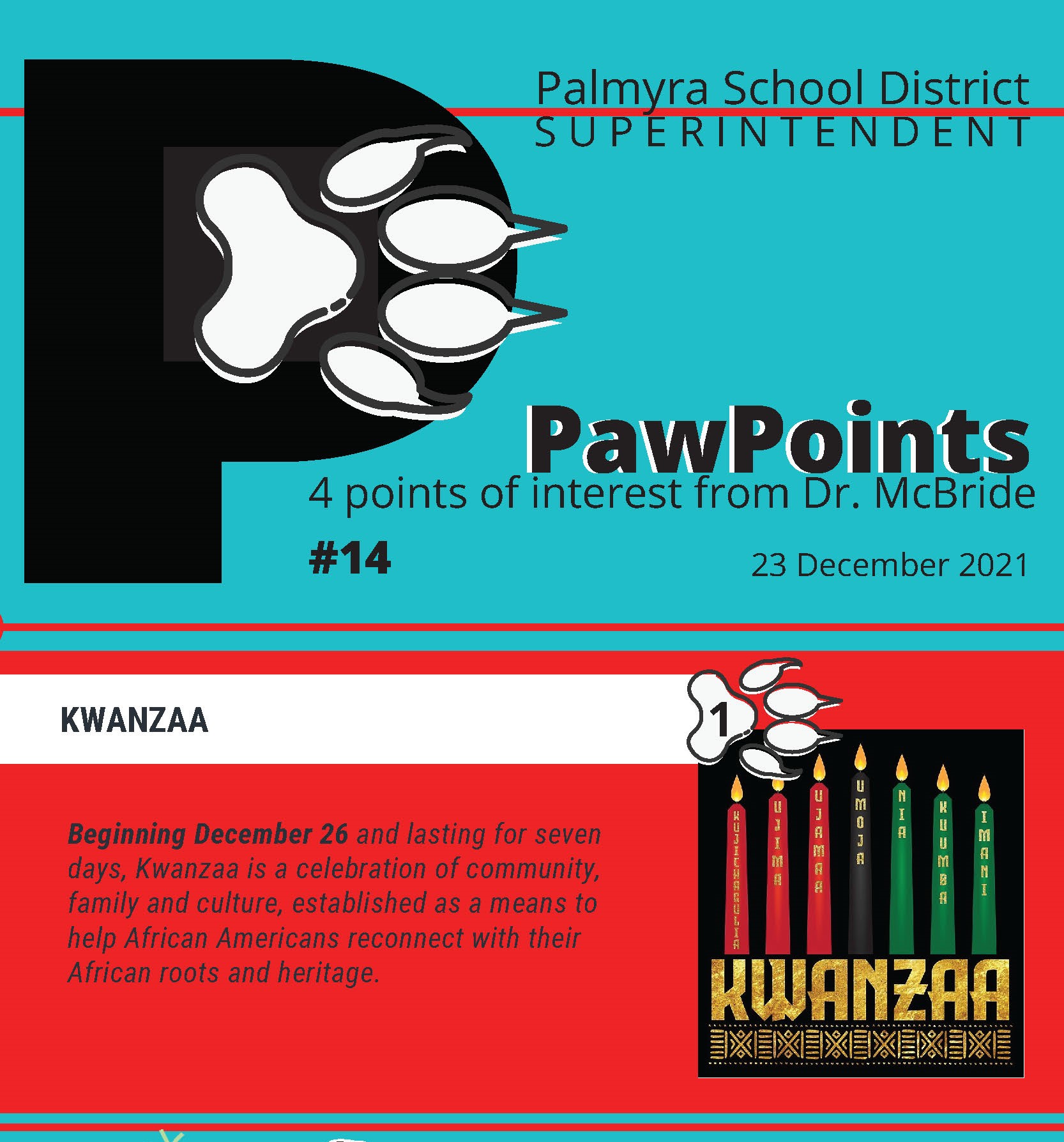 PawPOints 14 Kwanzaa