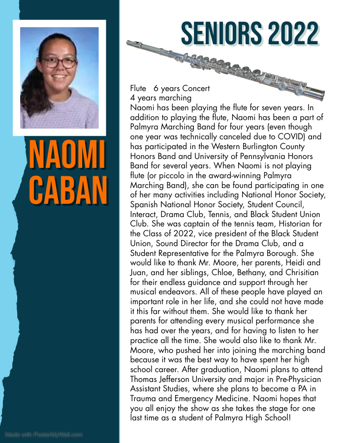 Senior Naomi Caban