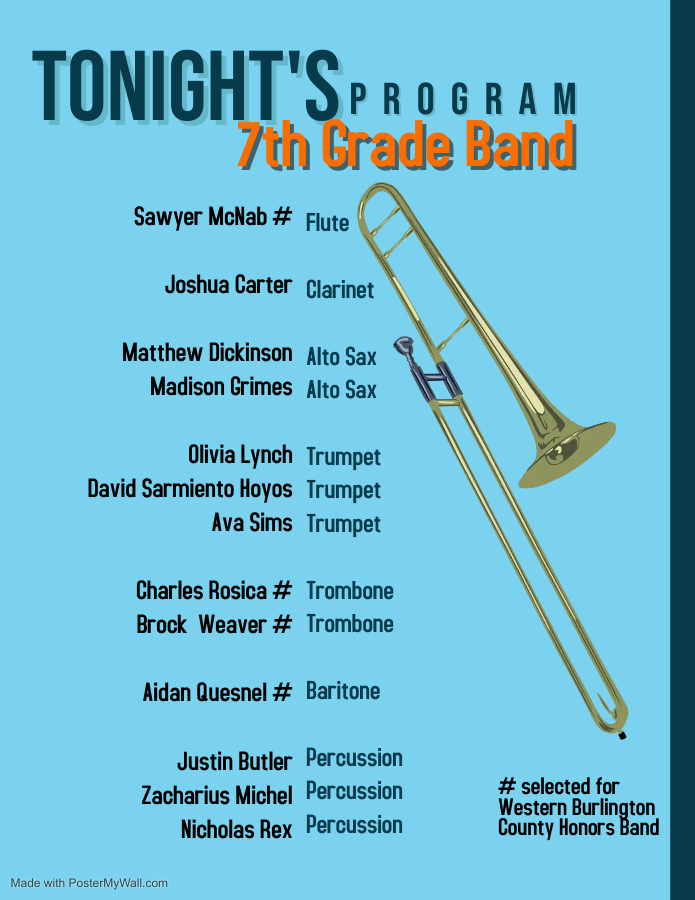 7th grade band members