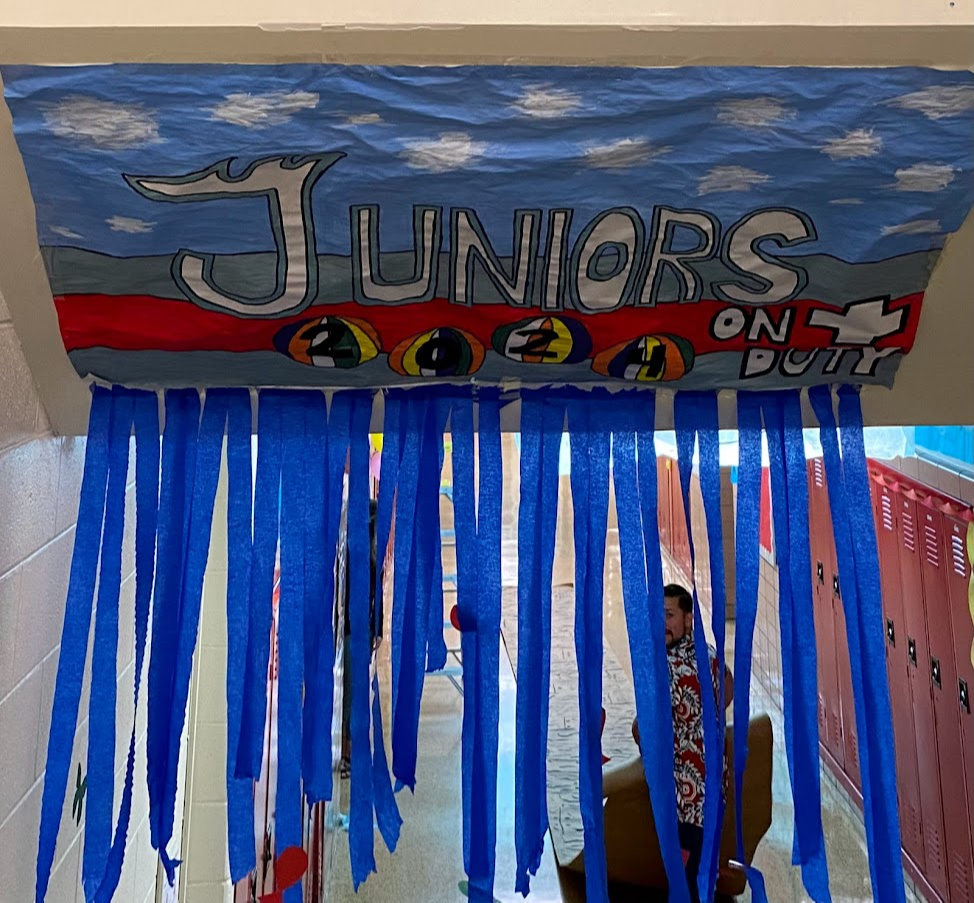 Juniors Hallway summer beach theme class of 2024