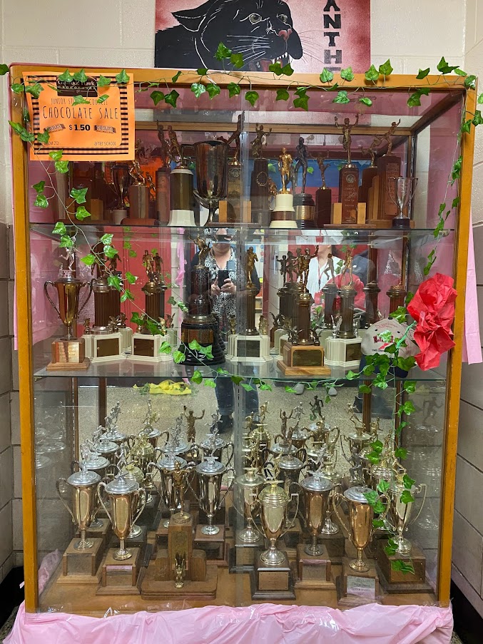spring takes over the trophy case