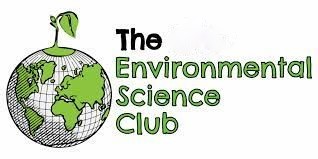 Environmental Science Club graphic with a globe and leaf protruding