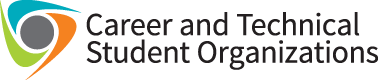 Career Technical Student organization logo multi color
