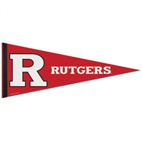 rutgers University pennant red & white