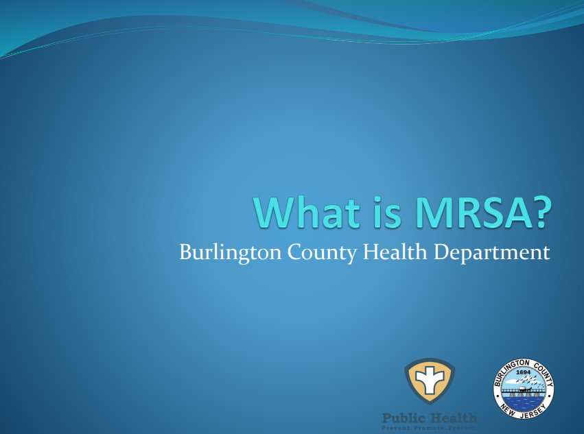 what is MRSA from Burl Co Health Dept