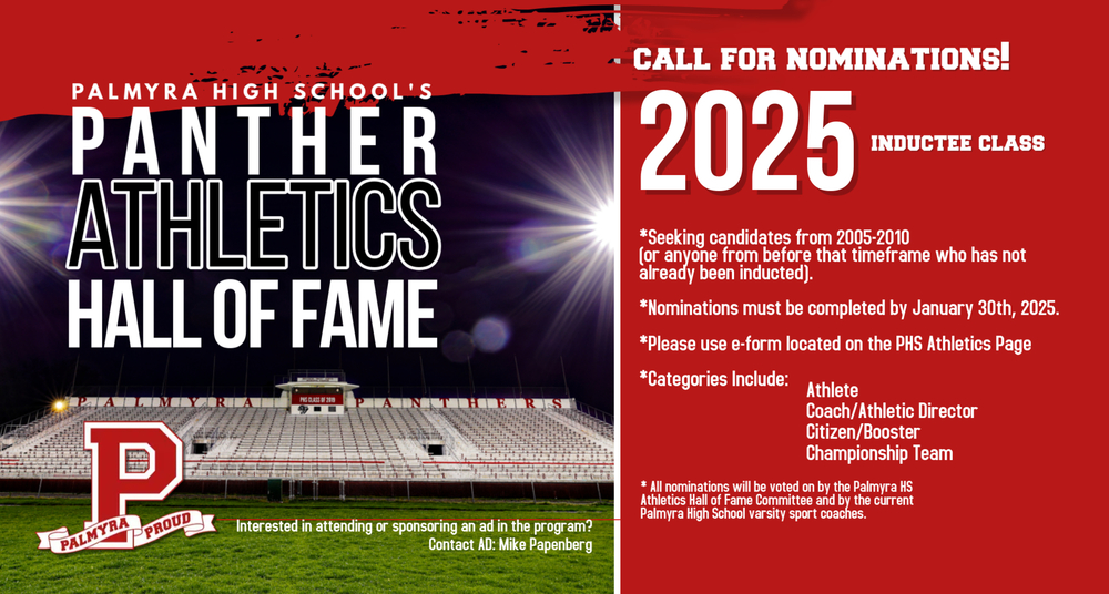 Hall of Fame Call for Nominations 2025