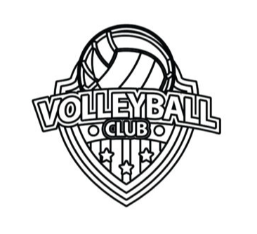 Volleyball Club logo black & white