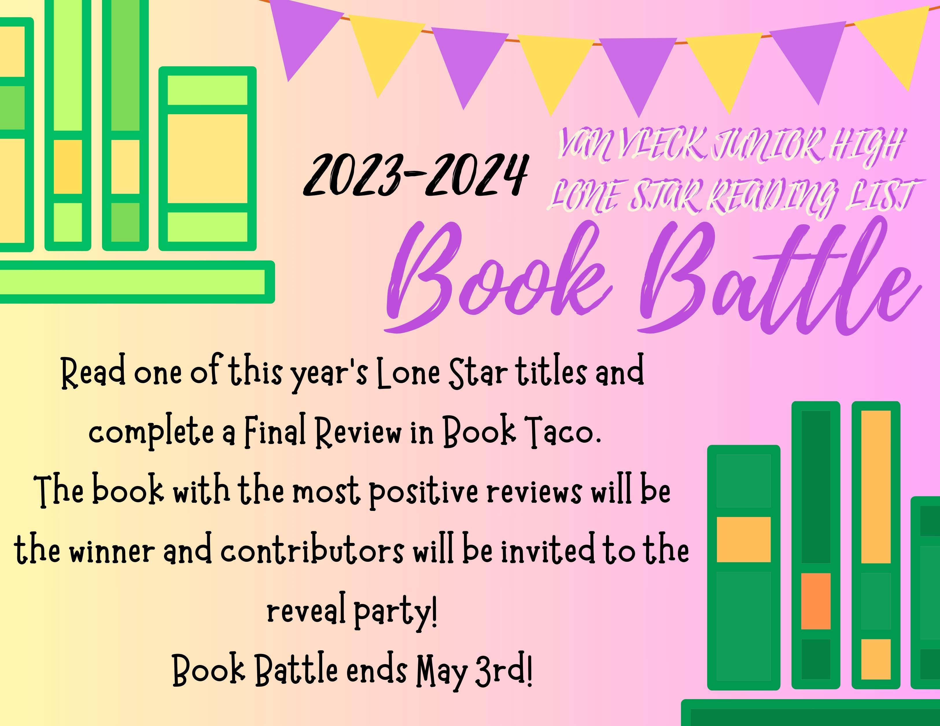 Media Center/ Library Van Vleck Junior High