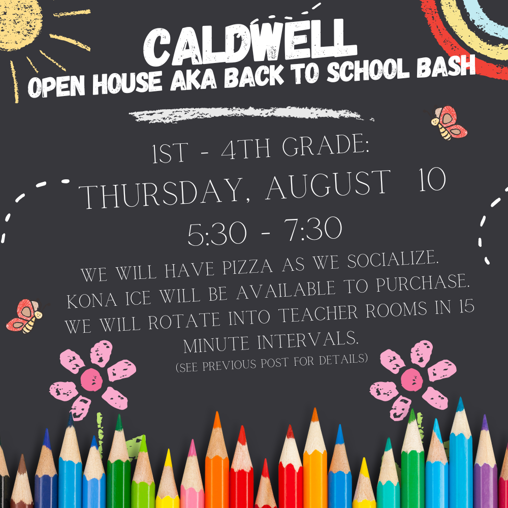 Caldwell Elementary Back to school bash