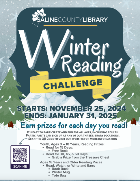 Saline County Library Winter Reading Challenge