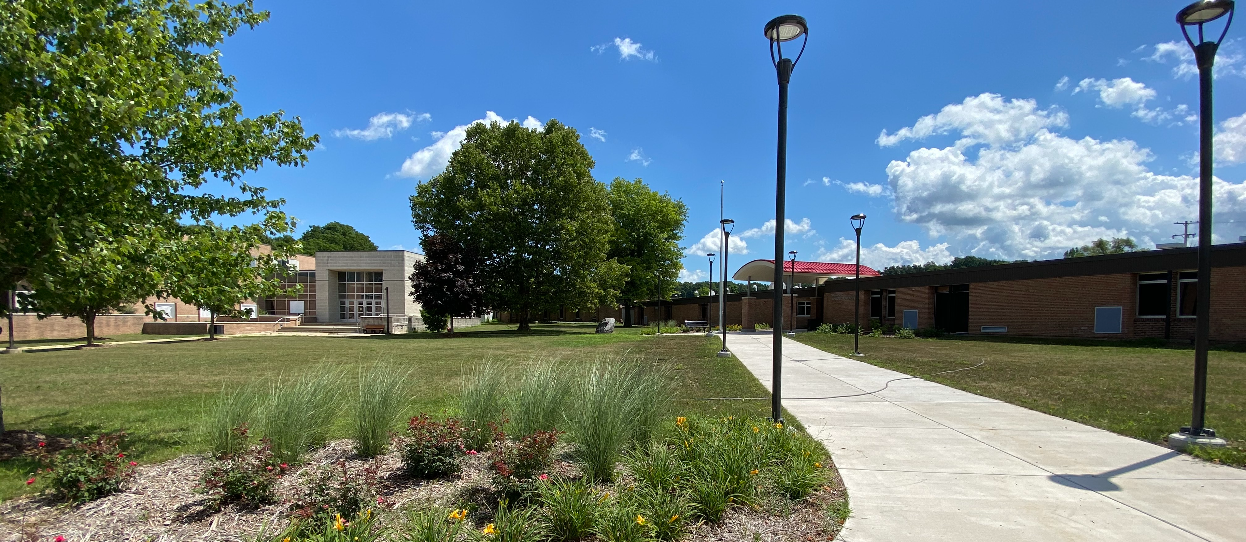 Front shot of the JRSR Building. 