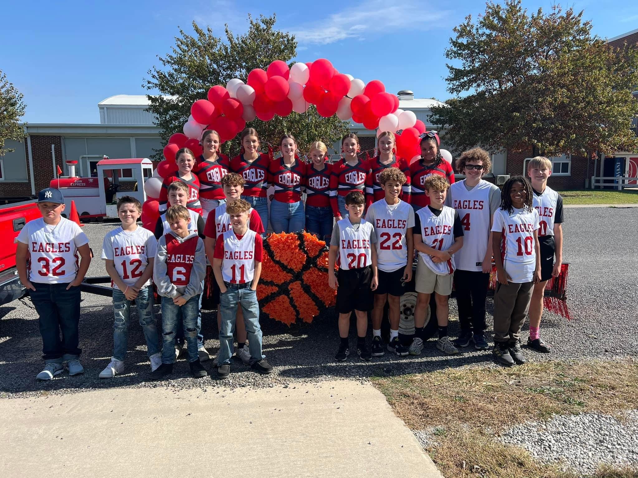 JH Boys Basketball & Cheer