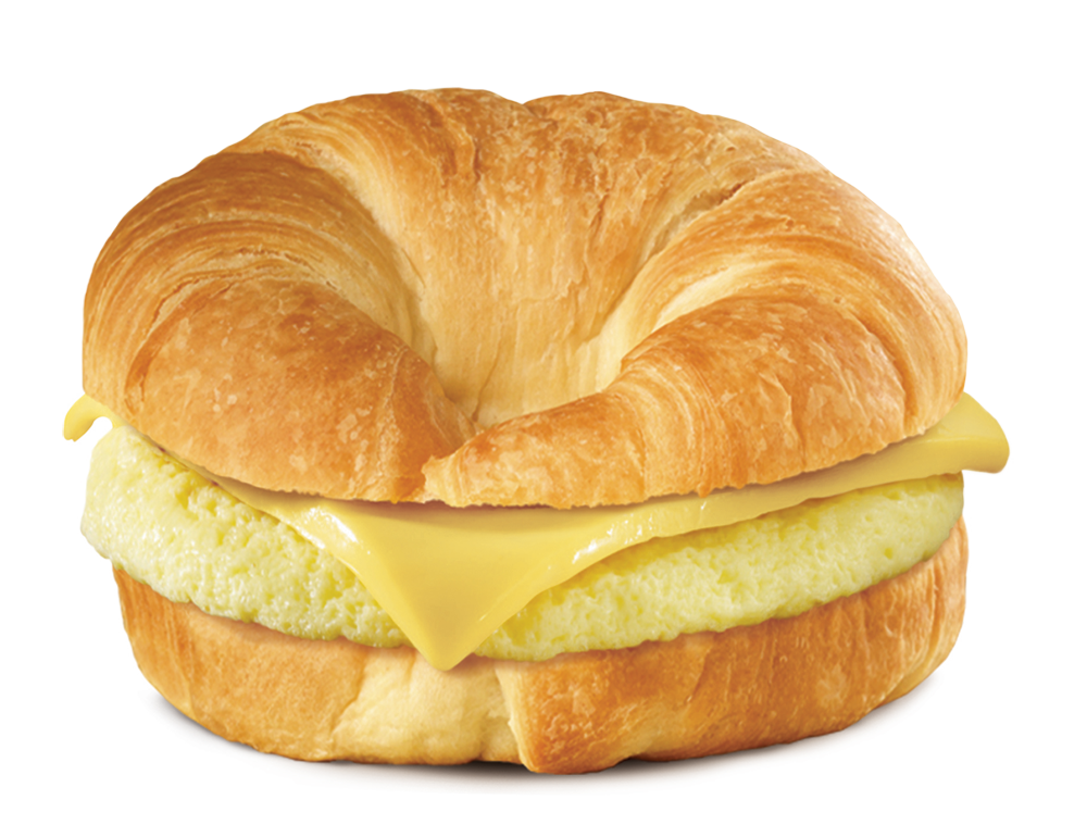 The photo of a croissant