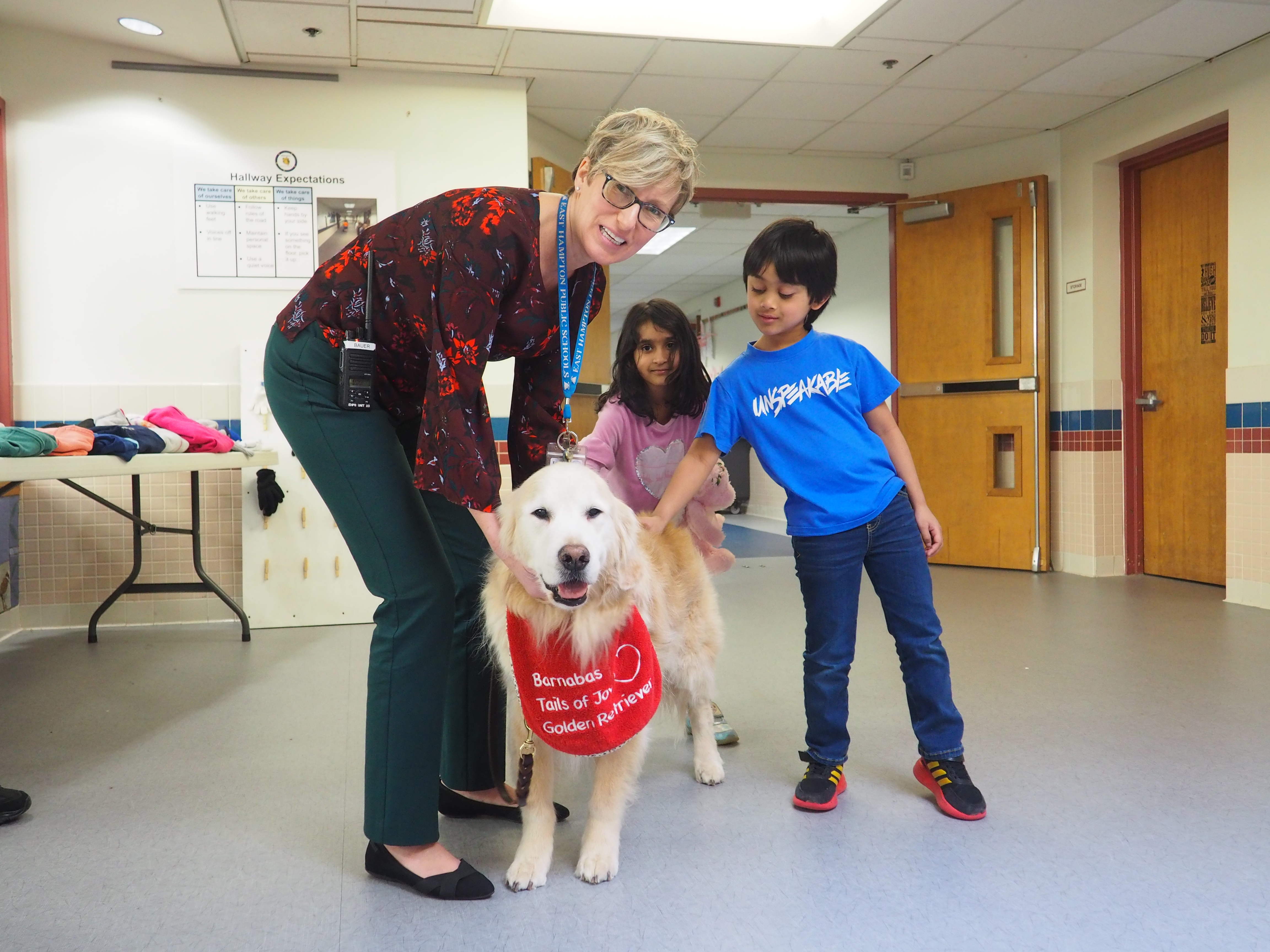 Memorial School Therapy Dog