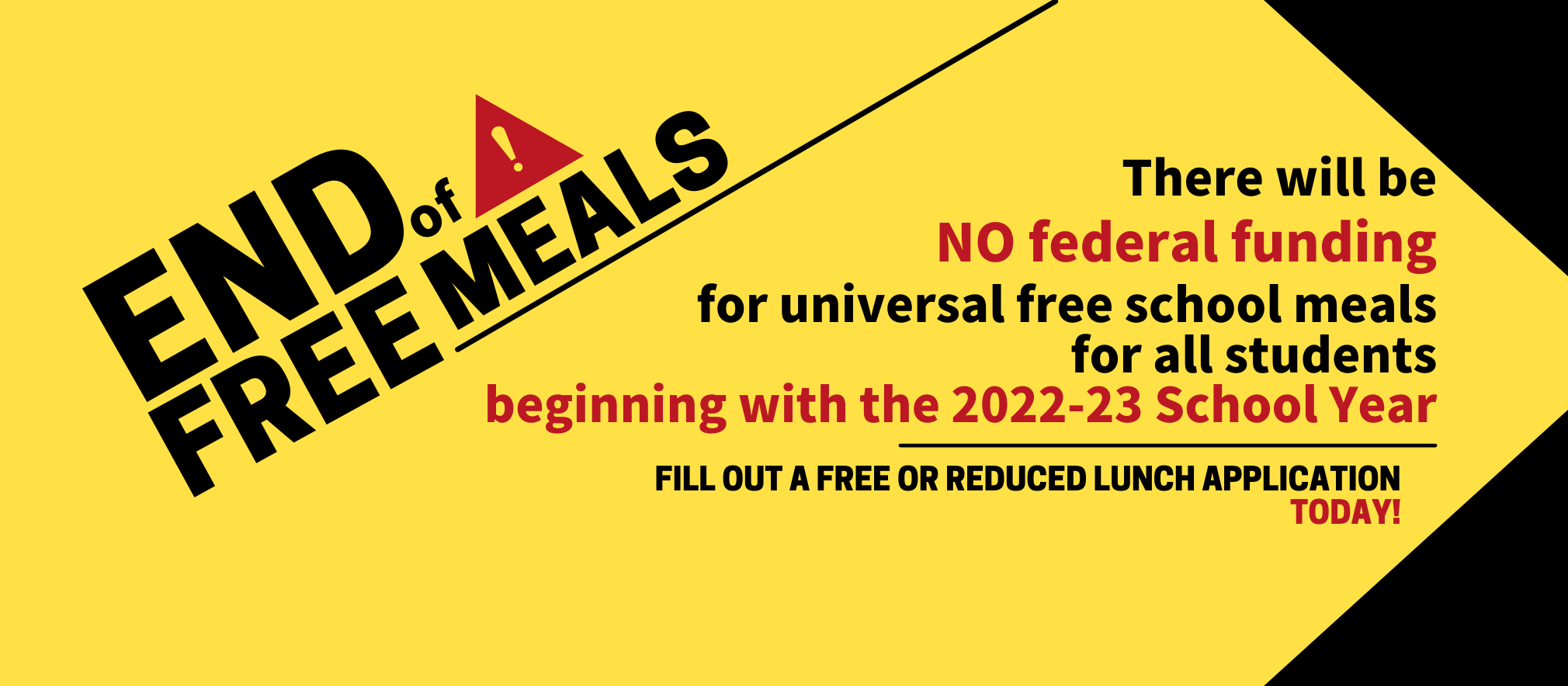 End of Free Meals