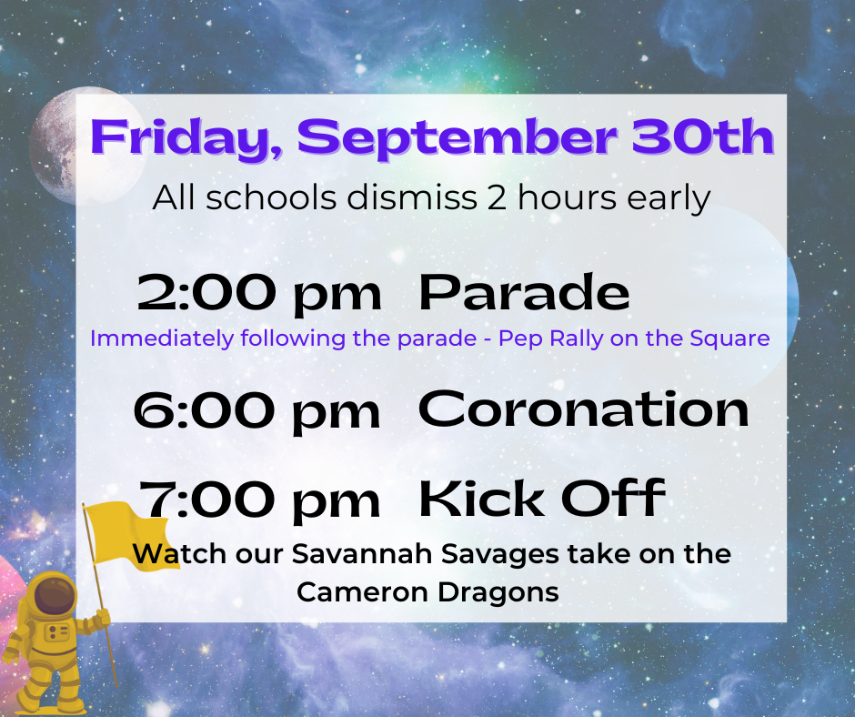 homecoming order of events
