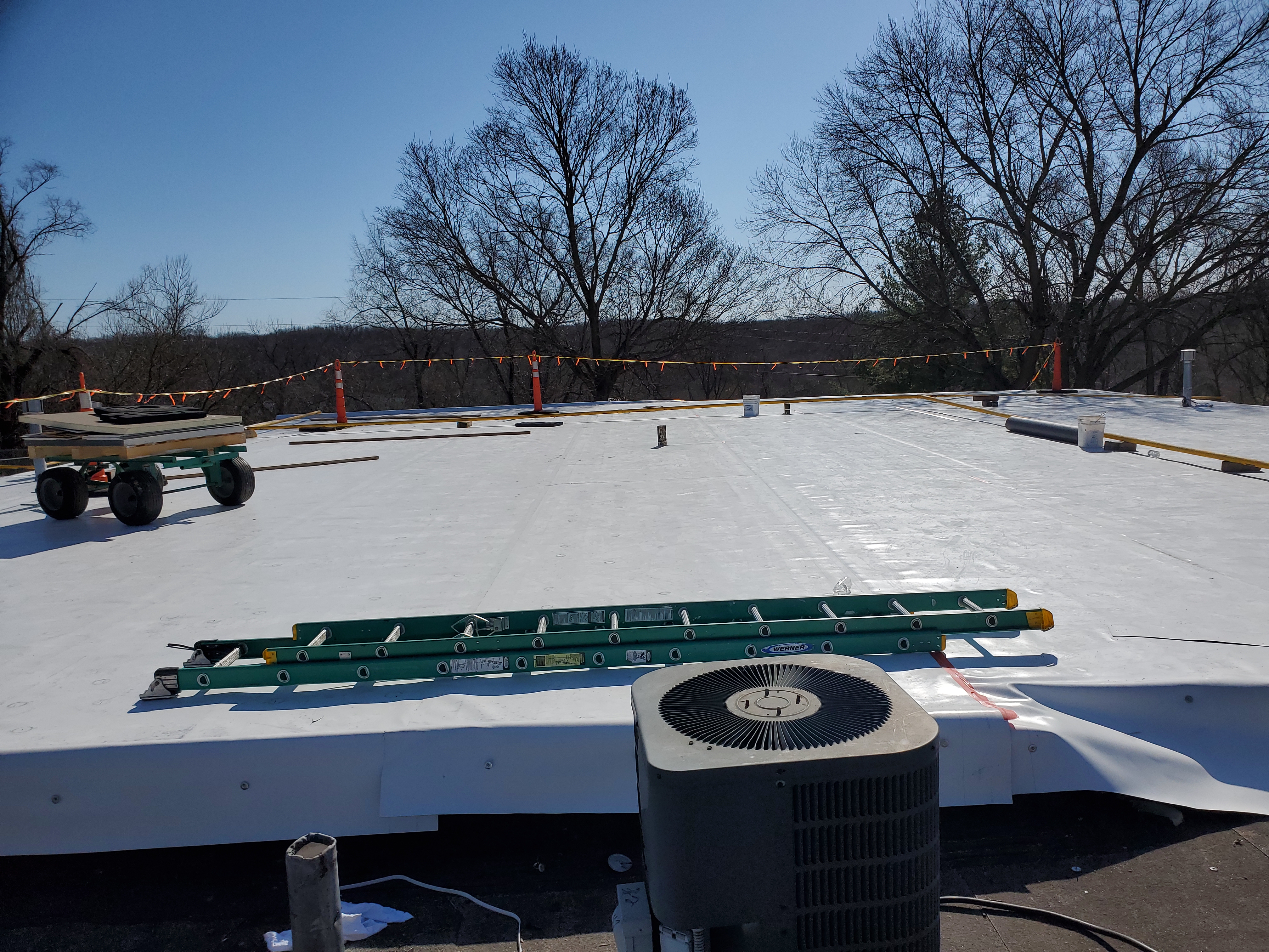 east classroom roof project complete