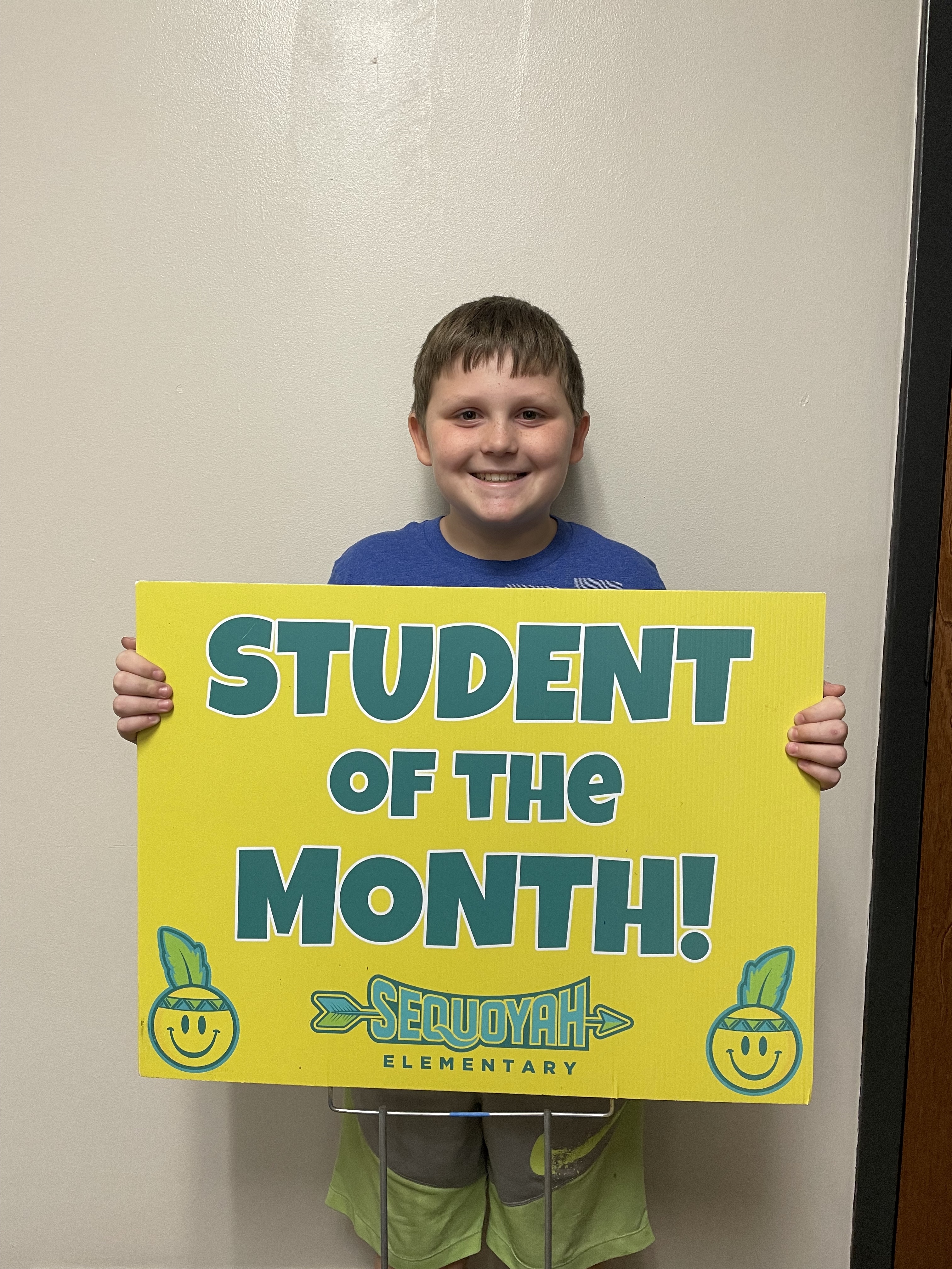 Sequoyah Elementary Student of the Month