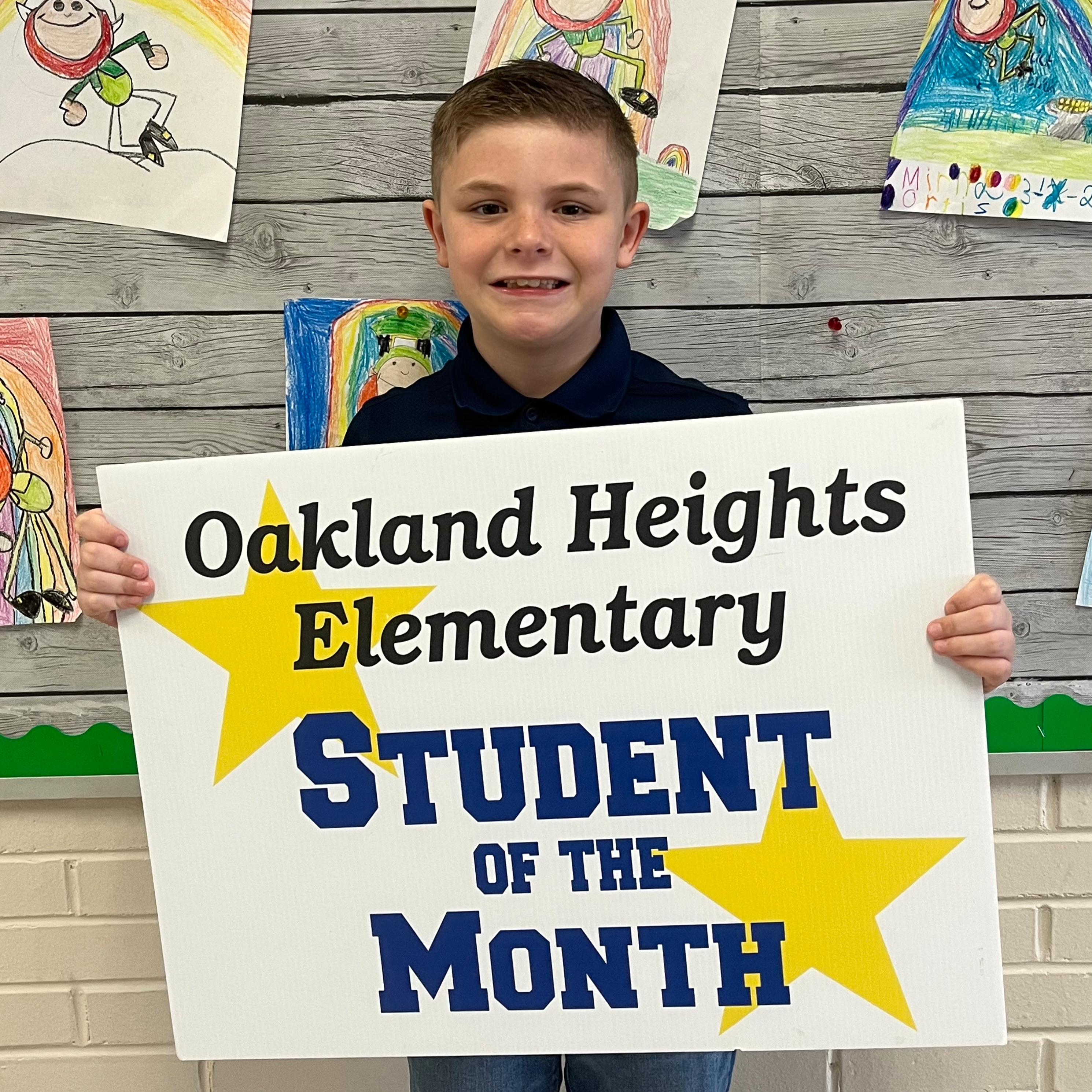 Oakland Heights Elementary Student of the Month 