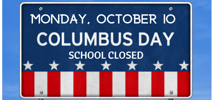 No School - Columbus Day
