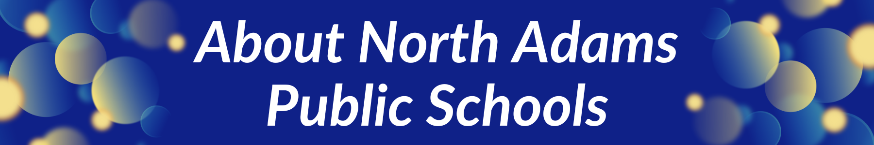 About North Adams Public Schools | North Adams Public Schools