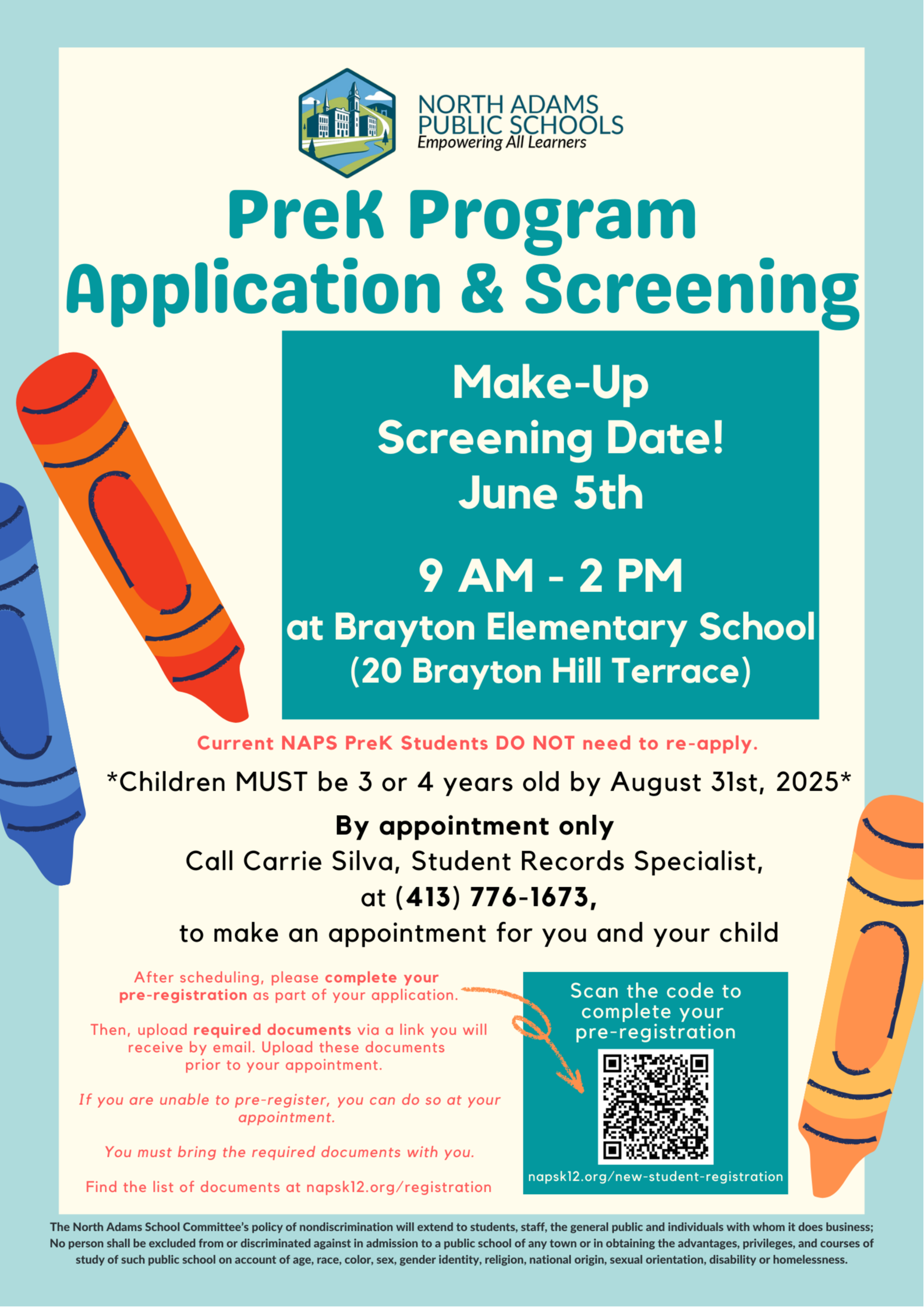 Prek Screening Information