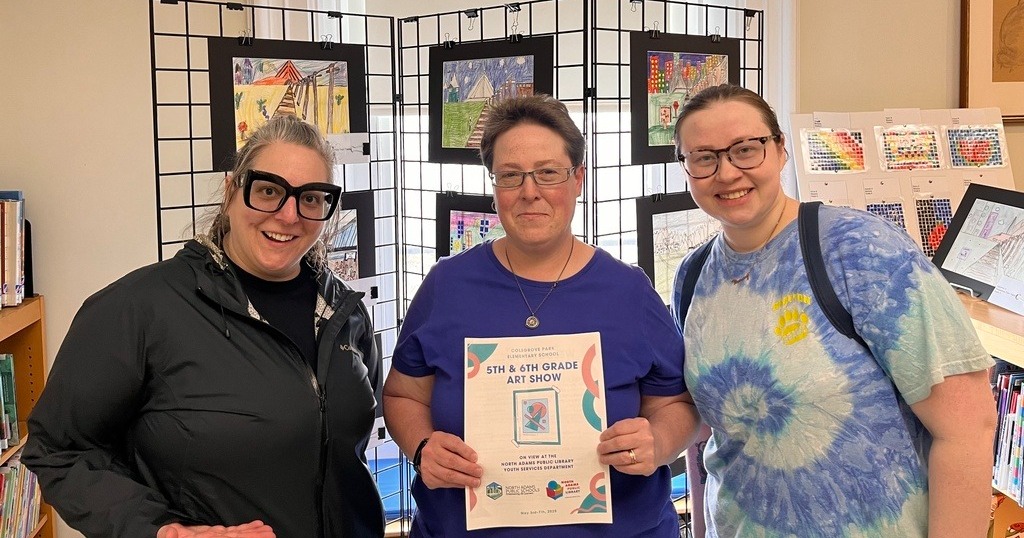 Art teachers at NAPL 5th and 6th grade art show