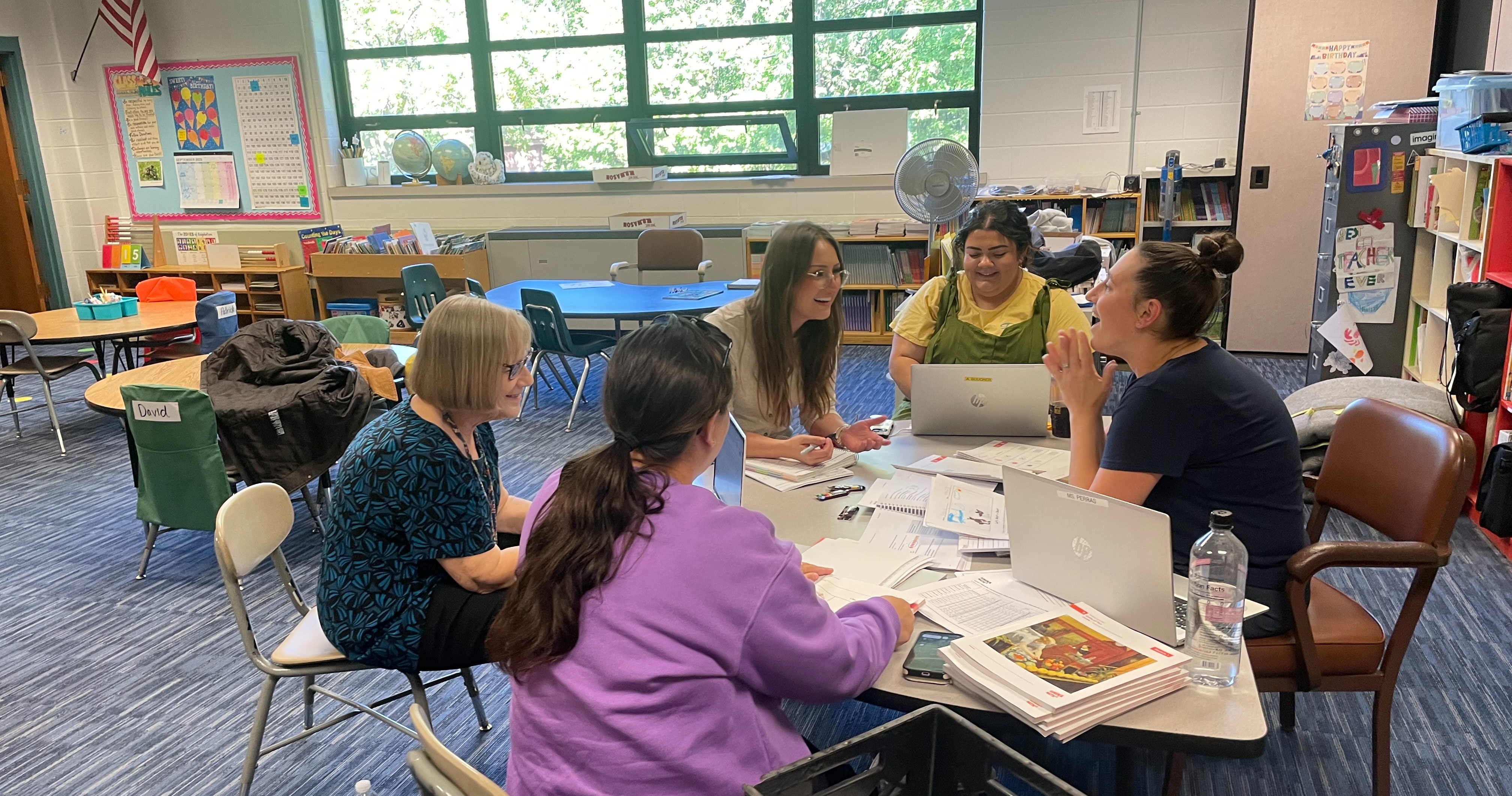 Brayton teachers having a great time a professional development