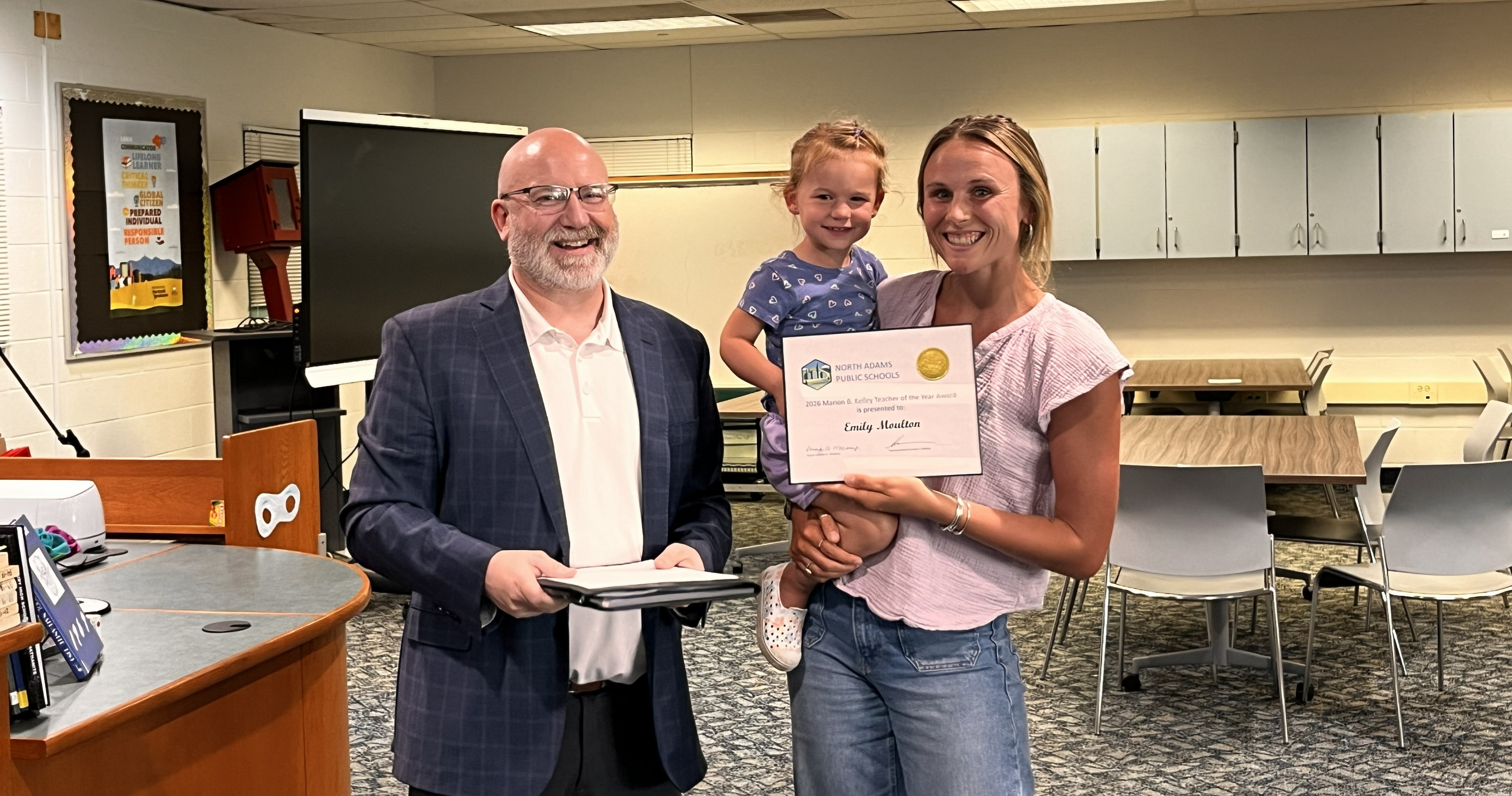 Teacher of the year award