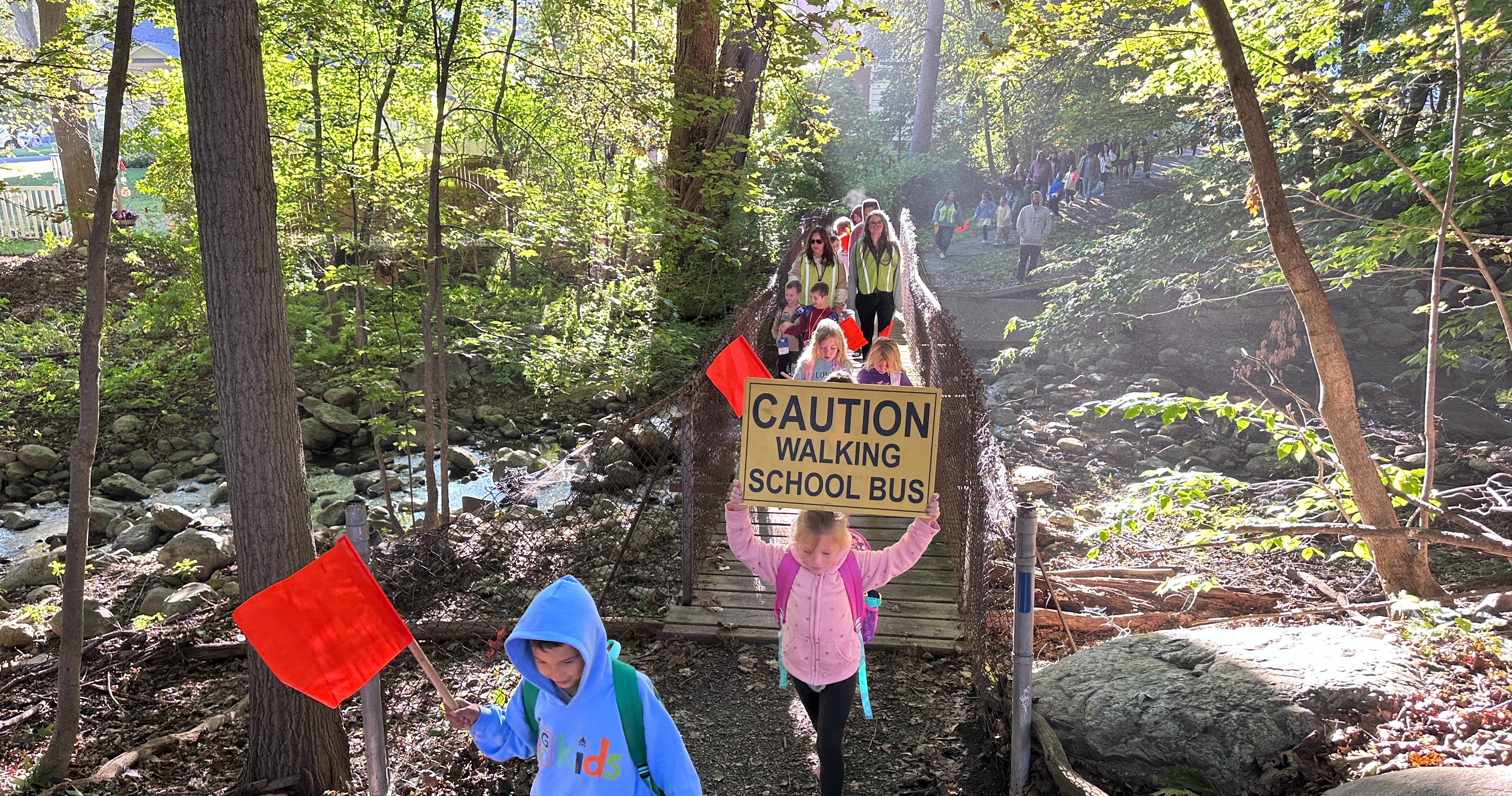 Walking School Bus on Walk to School Day