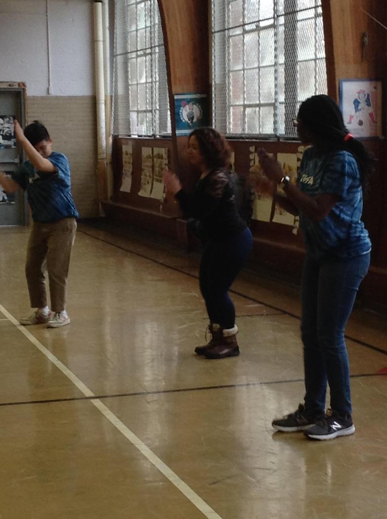 Grade 6 and the Sankofa Dance Team of Williams College 