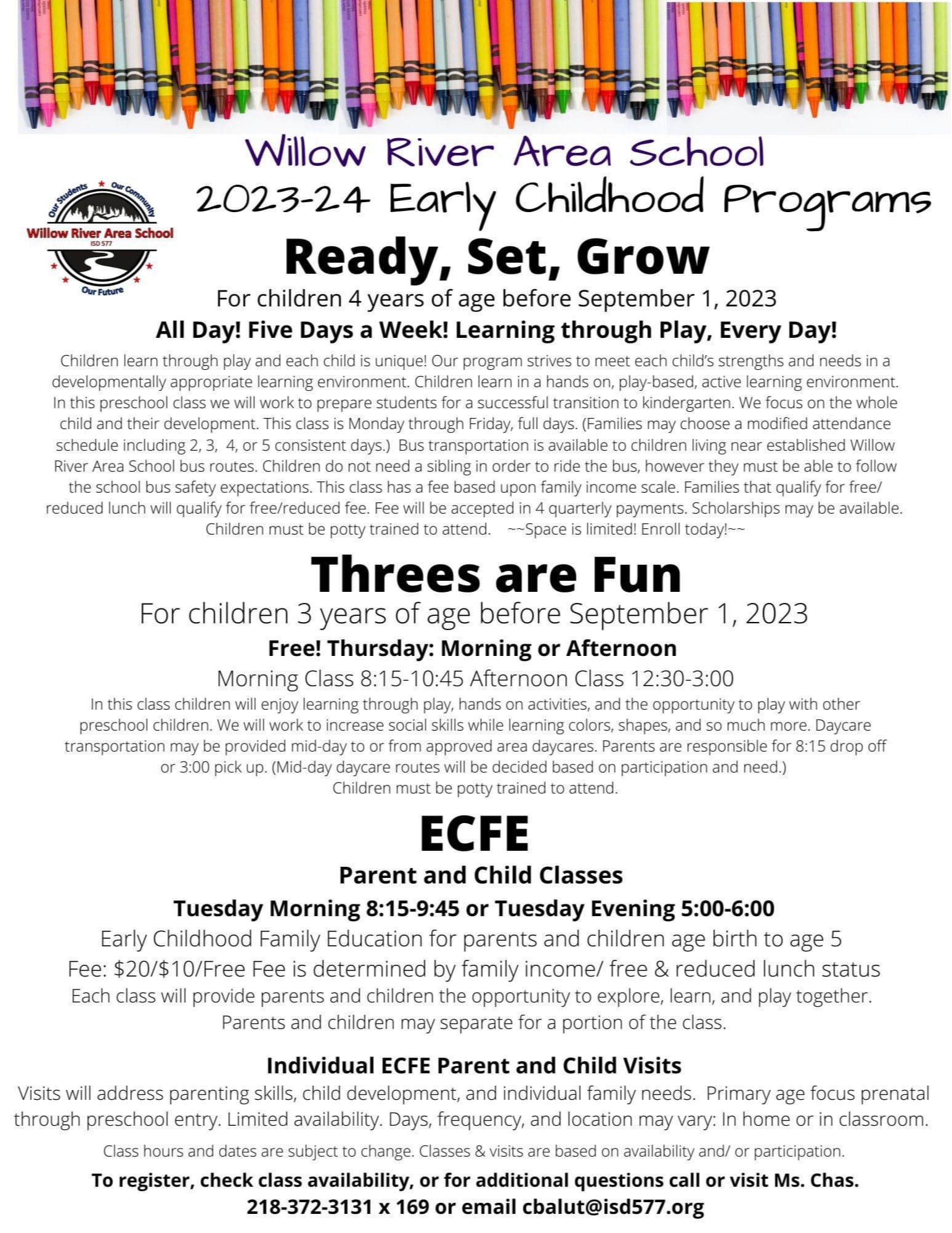 23/24 Early Childhood Programs